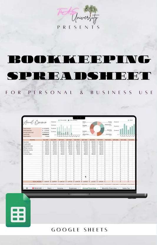 AE ‘Easy Bookkeeping Spreadsheet’