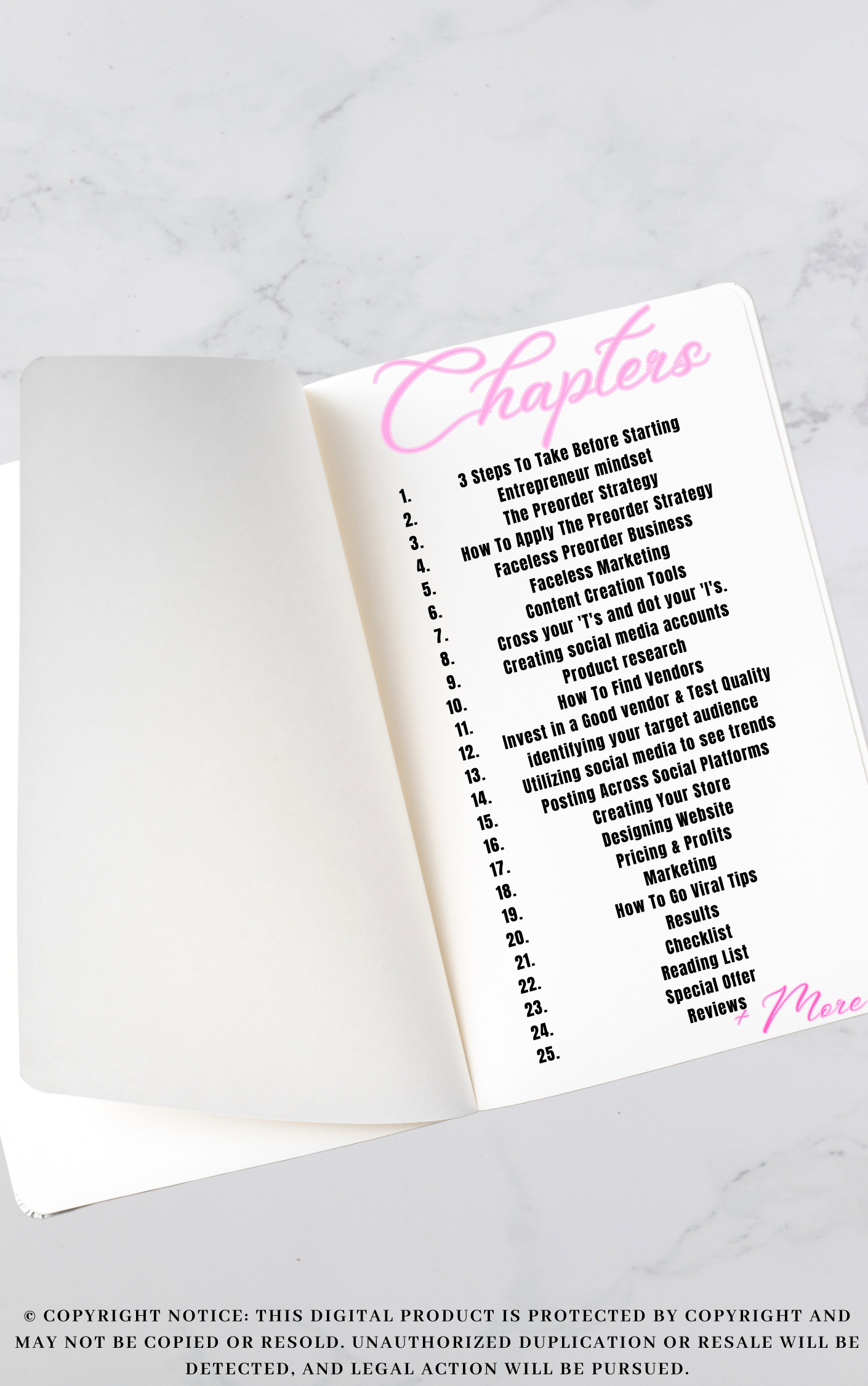 ‘Pre-Order Based PinkPrint’ : 101 E-Book Guide