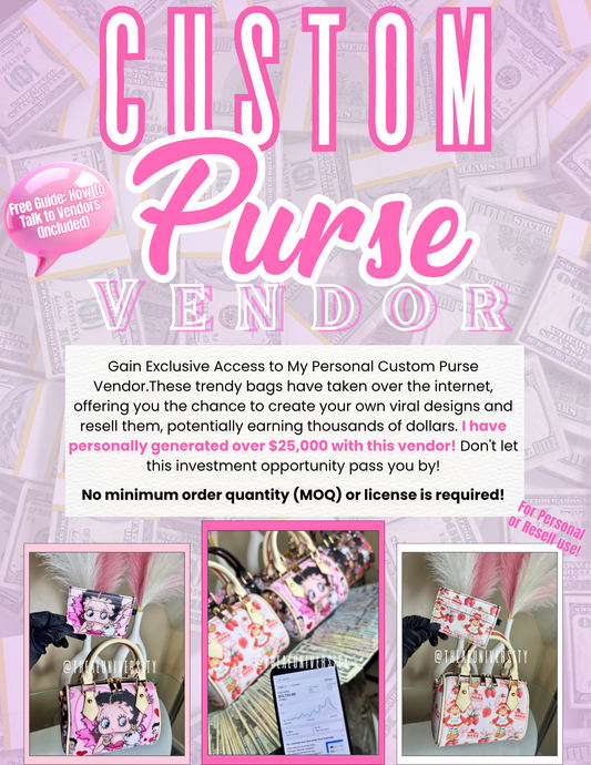 'Custom Handbag Vendor': Private Wholesale Supplier For Trendy Custom Purses